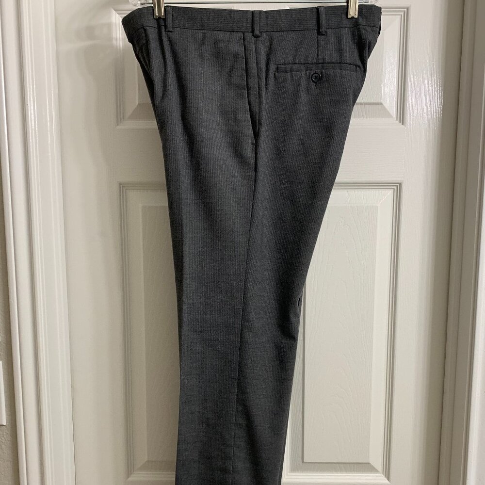 Structure Brand Men's Gray Pinstripe Dress Pants, Size 34 x 30